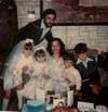 This is Melissa and Jennie at their Communion - along with Uncle Billy, Aunt Carmen, Eddie, and Bill!