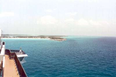 **6/1/2003**
View of Half Moon Cay, Bahamas from the ship