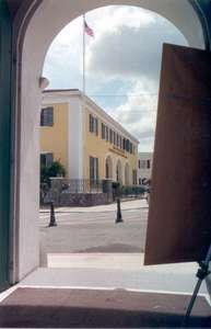 **6/3/2003**
Sitting down and looking out towards the street in St. Thomas