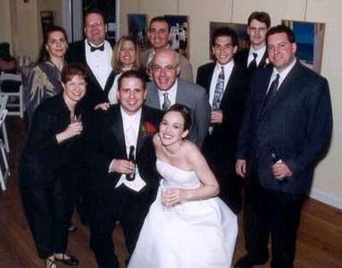 Dan and Steph with Ricki, Lucy, Brian, Robin, Michael, Ray, Billy, Dave, and Terry