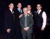 The brothers and their grandfather..  :)
Jason and David, Dan and Adam with Pop