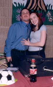 March 2003
Dan and me posing for a picture..courtesy of Mel...we were working a bar mitzvah