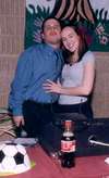 March 2003
Dan and me posing for a picture..courtesy of Mel...we were working a bar mitzvah