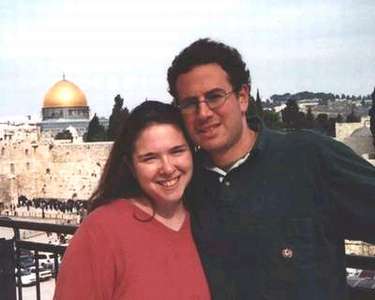 Right before Phil popped the question on January 23, 2003, in Jerusalem.