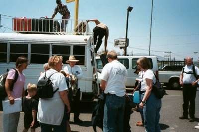 Loading the bus (4/6/02)