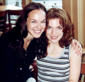 August 2001
Me and Judy at our spot, Sutton Place, for our gelato...and girl talk!