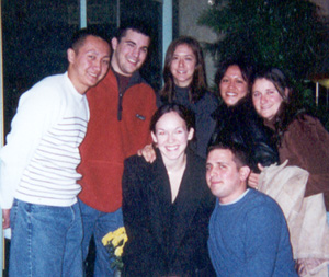 November 2000
Vin, Tim, Dot, Edna, Kim, Dan and me in front of Cheesecake Factory.