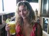 Enjoying the 
Mango drinks Hawaiian Style.  Kailua-Kona, Big Island