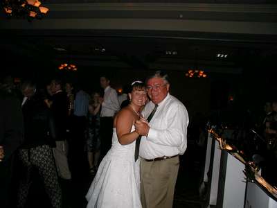 Me and my uncle Mike sharing a slow dance together.