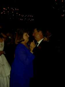 My mom and dad dancing the night away.