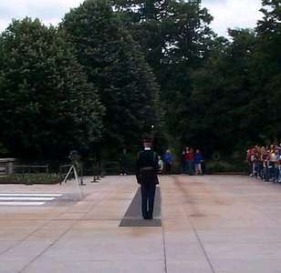 The Changing of the Guard at the Tomb of the Unknown Soldier (7 of 7)