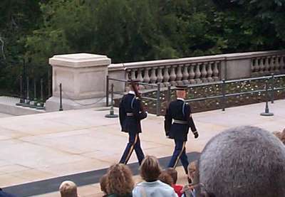 The Changing of the Guard at the Tomb of the Unknown Soldier (5 of 7)