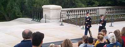 The Changing of the Guard at the Tomb of the Unknown Soldier (2 of 7)