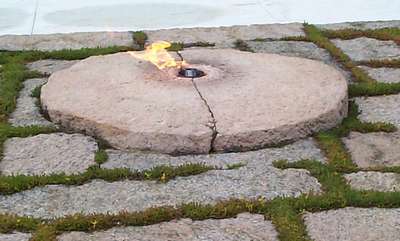 The Eternal Flame at JFK Memorial