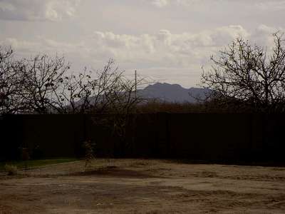 View of the mountains from our future home.