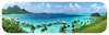 A panoramic view of our hotel, the Sofitel Motu (located on it's own private island - Bora Bora in the distance)