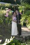 Doug and Mei Lee at their wedding on the island of Kauai.
