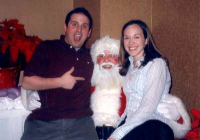 December 2003
Dan and Me with Santa--Christmas party (Sterling)