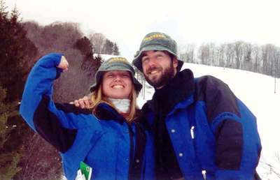St Patricks Day Skiing -Snow Ridge 2001