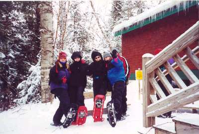 Snowshoeing Adk Nature Center 2001