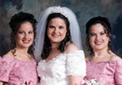 Laurie and Anthony's wedding in June 1995