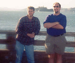 Dave and Bill and Alcatraz-from SF Bay