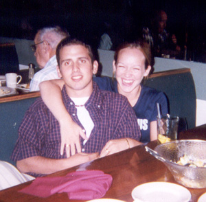 August 1999  Dinner at the Olive Garden.