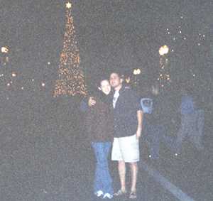 December 1999  At the MGM Studios in Disneyworld.