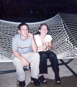 July 1999  
At a friend's house, hanging by the pool, on a hammock.