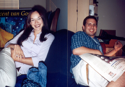 September 2001
Opposite sides of the couch...
