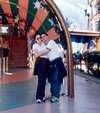 December 1999  Outside of Planet Hollywood at Disneyworld.