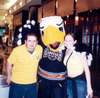 May 2002
White Flint Mall, MD, posing with the Capitals mascot.