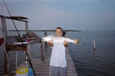 Billy and his 1st Red Fish!!! 