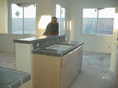 Michael at the kitchen island Sept. 12th...