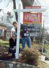 February 2000
Steph and Curt by our house--the sold sign...  :(