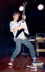 Dan playing his guitar...(he was around 14)