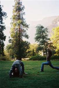 Yoga in Yosemite