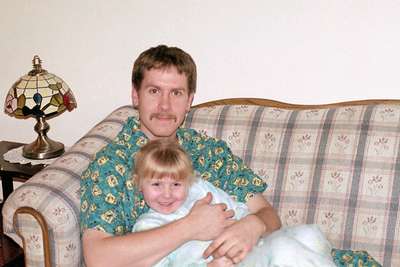 Chad - Groomsman (Chad... what's up with the Sponge Bob Square Pants PJ's)
