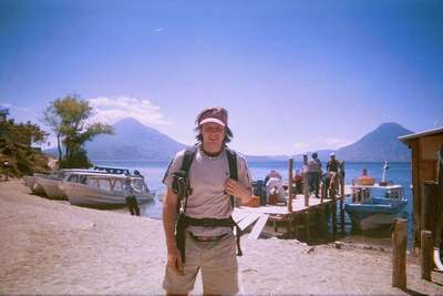 Brian in Guatemala with volcanos.