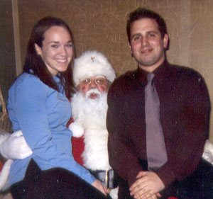 December 2002
Dan and me with Santa (at a holiday party)