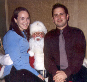 December 2002
Dan and me with Santa (at a holiday party)