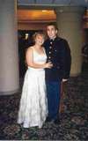 Dave and I at our first Marine Corp Ball.