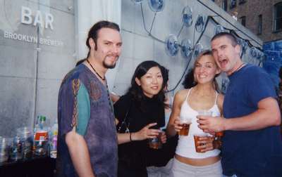 Mike Gallaway (Groomsman), Maki (his girlfriend), Moe, and Mike