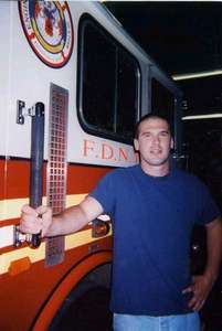 Mike at a Firehouse (Engine 212) in Brooklyn, NY