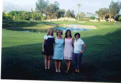 Check us out!!! Jessica, Shannon, Marcie and I on our last night at the condo in CA.