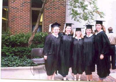 Way to go!!!! My undergraduate study group posing for pictures at graduation from Purdue.