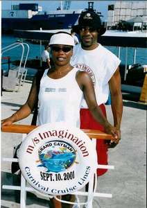 Vickie and Earl in the Grand Cayman
